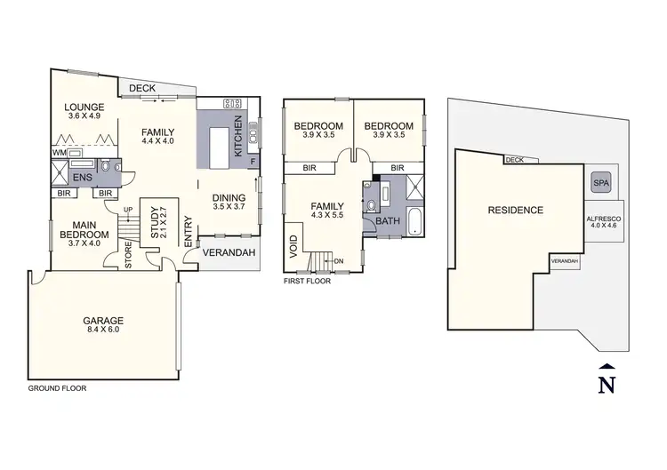 Floorplan of Homely house listing, 9A Sellick Drive, Croydon VIC 3136