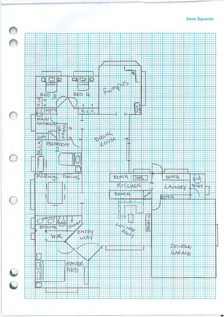 Floorplan of Homely house listing, 18 Grandis Drive, Tuncurry NSW 2428