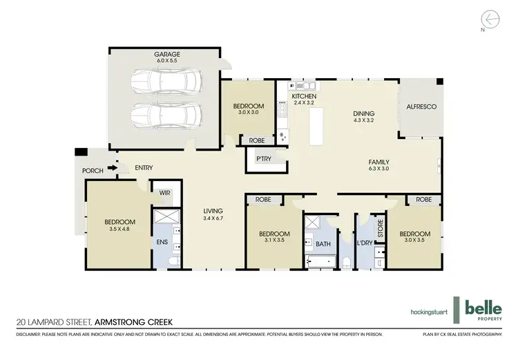 Floorplan of Homely house listing, 20 Lampard Street, Armstrong Creek VIC 3217