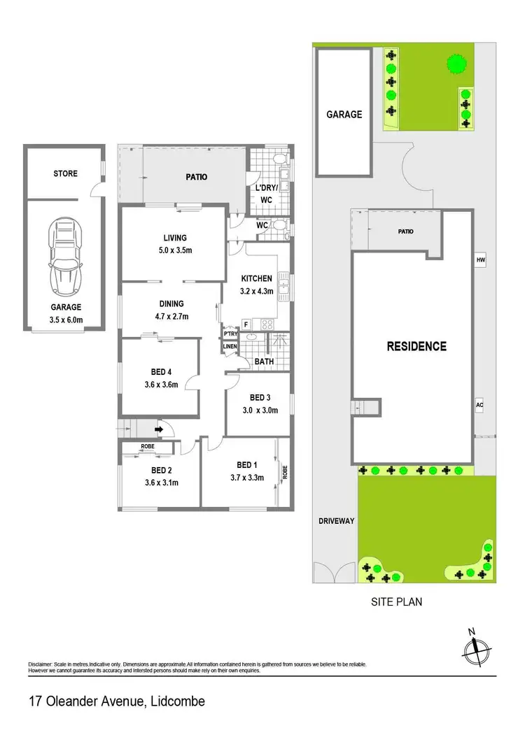 Floorplan of Homely house listing, 17 Oleander Avenue, Lidcombe NSW 2141