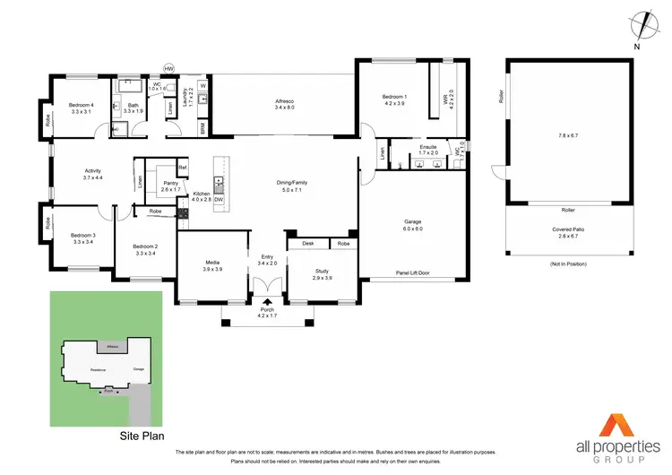 Floorplan of Homely house listing, 22-24 Red Gum Road, New Beith QLD 4124