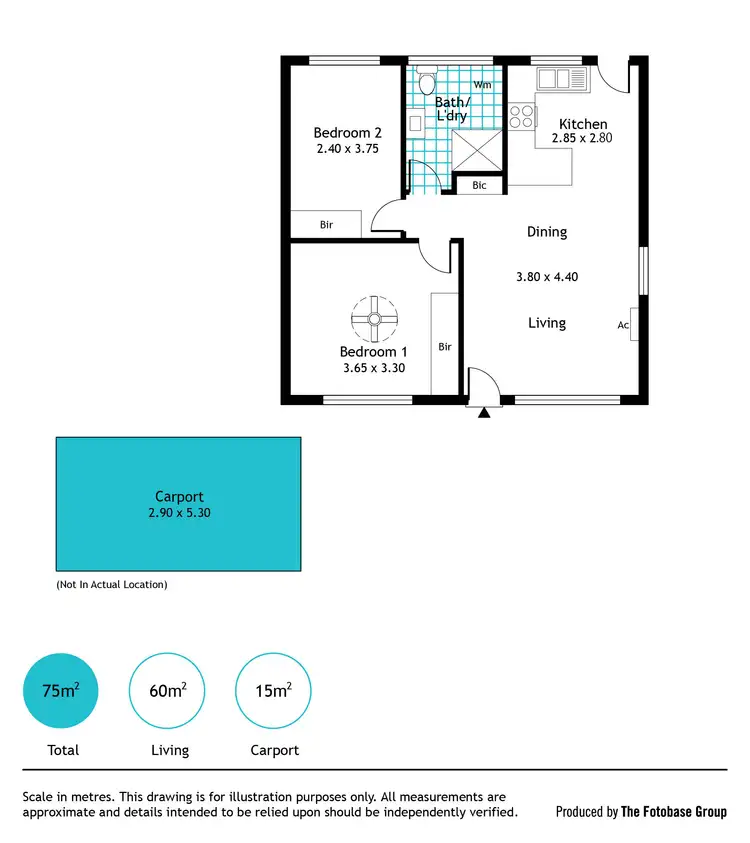 Floorplan of Homely unit listing, 5/7 Thurles Street, St Marys SA 5042