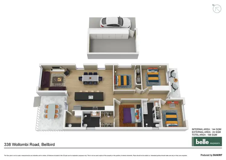 Floorplan of Homely house listing, 338 Wollombi Road, Bellbird Heights NSW 2325