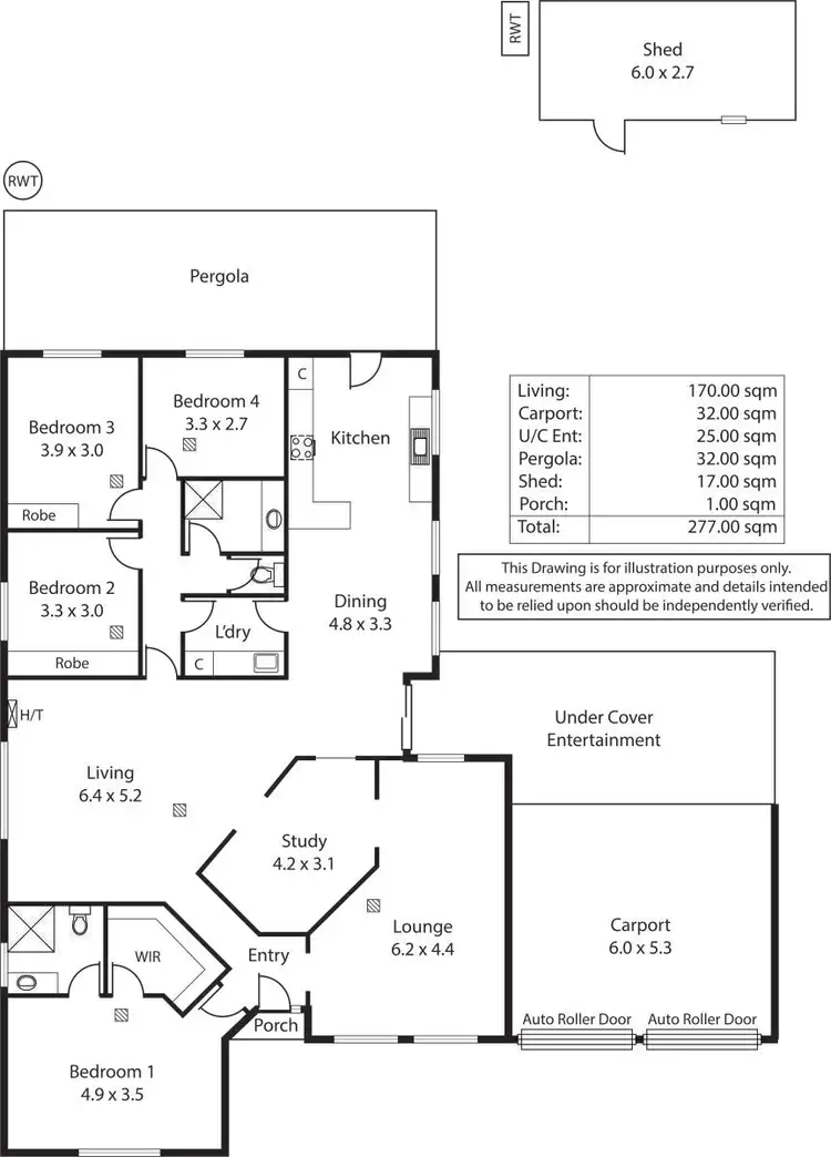 Floorplan of Homely house listing, 4 Lighthouse Drive, Hallett Cove SA 5158