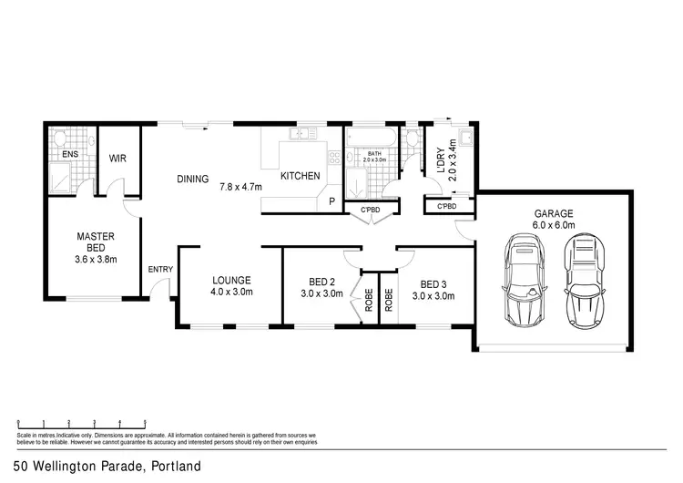 Floorplan of Homely house listing, 50 Wellington Road, Portland VIC 3305