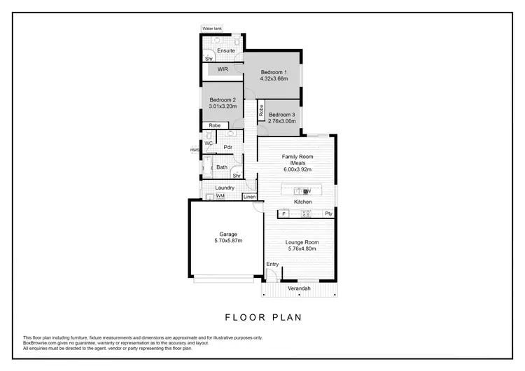 Floorplan of Homely house listing, 1 Linden Drive, Port Lincoln SA 5606