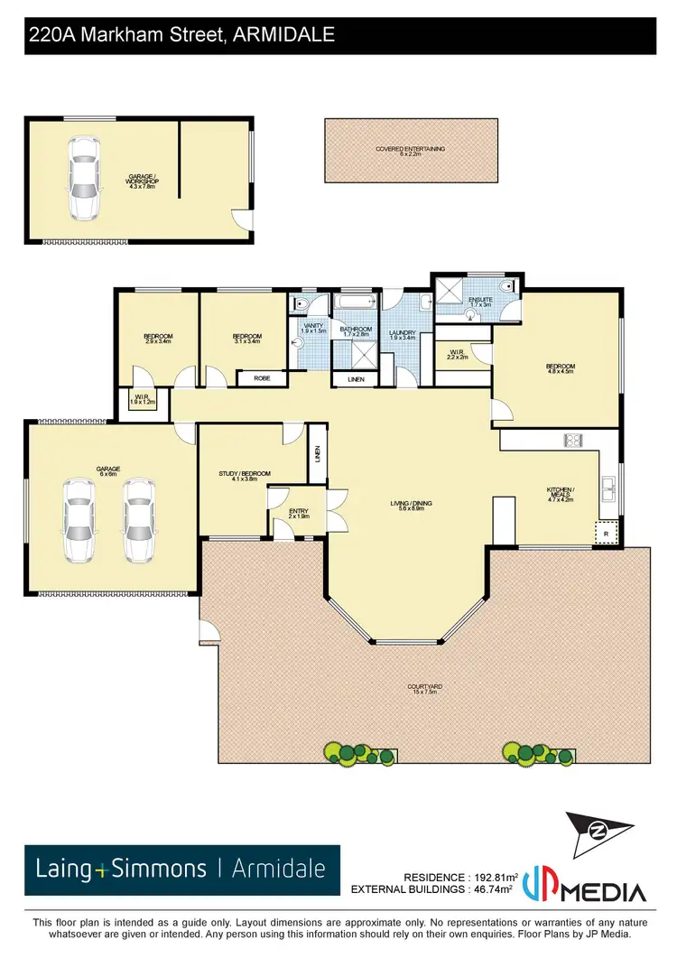 Floorplan of Homely house listing, 220a Markham Street, Armidale NSW 2350