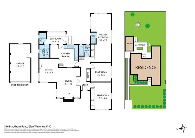 Floorplan of Homely house listing, 316 Blackburn Road, Glen Waverley VIC 3150