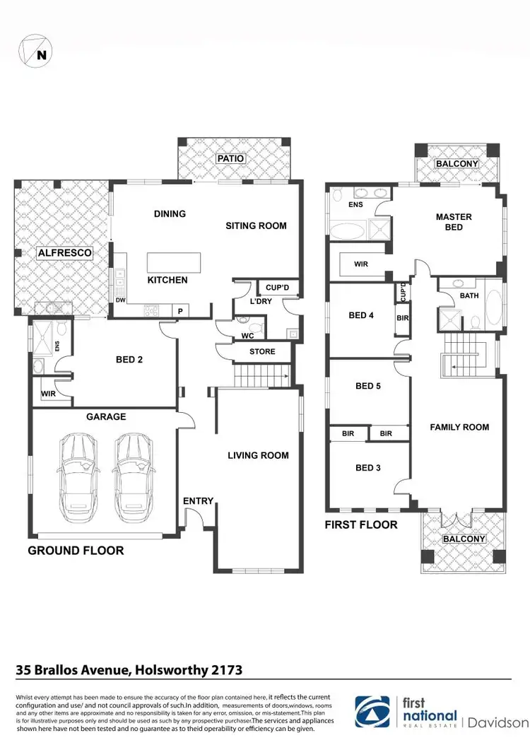 Floorplan of Homely house listing, 35 Brallos Avenue, Holsworthy NSW 2173