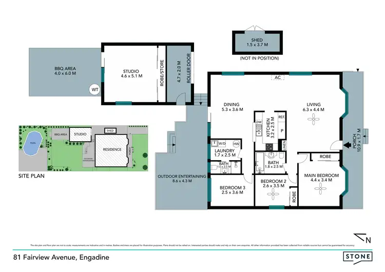 Floorplan of Homely house listing, 81 Fairview Avenue, Engadine NSW 2233