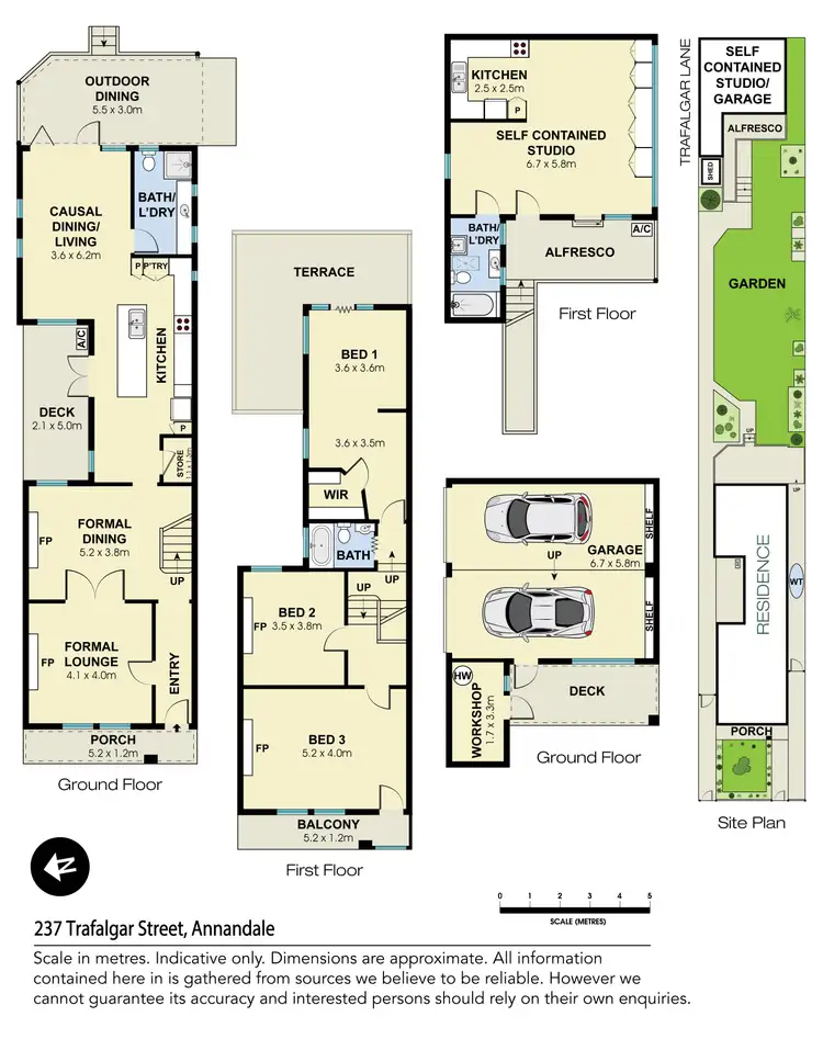 Floorplan of Homely house listing, 237 Trafalgar Street, Annandale NSW 2038