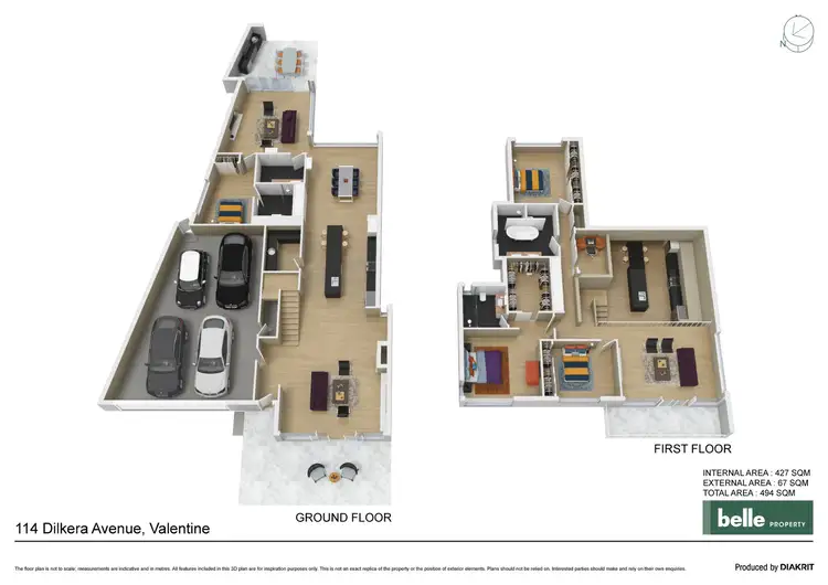 Floorplan of Homely house listing, 114 Dilkera Avenue, Valentine NSW 2280