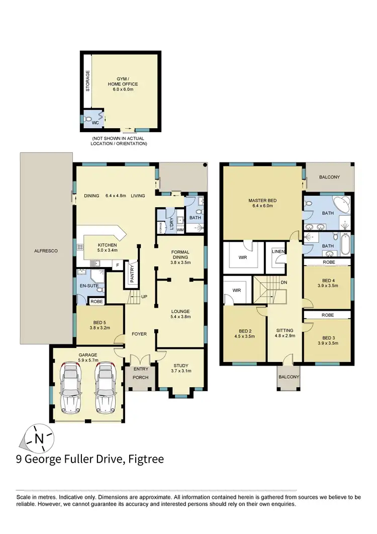 Floorplan of Homely house listing, 9 George Fuller Drive, Figtree NSW 2525