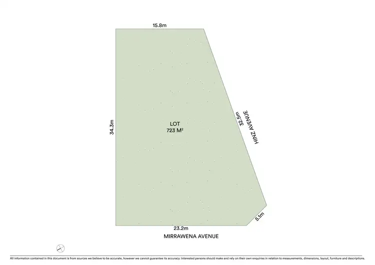 Floorplan of Homely land listing, 1 Mirrawena Avenue, Bangalee QLD 4703