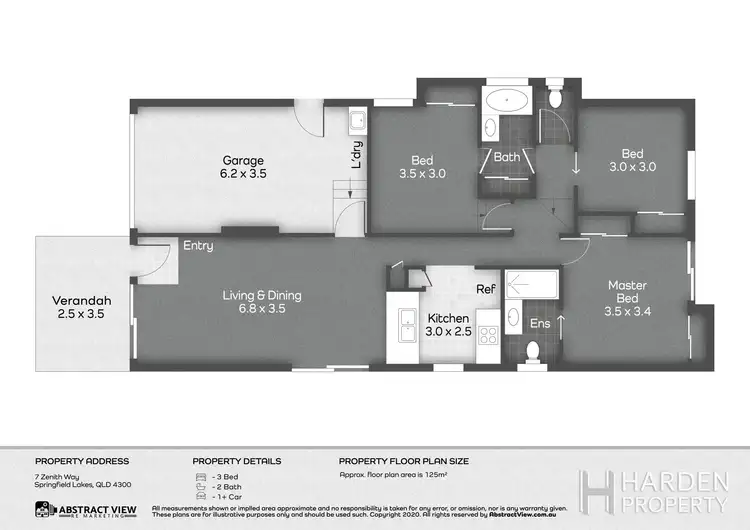Floorplan of Homely house listing, 7 Zenith Way, Springfield Lakes QLD 4300