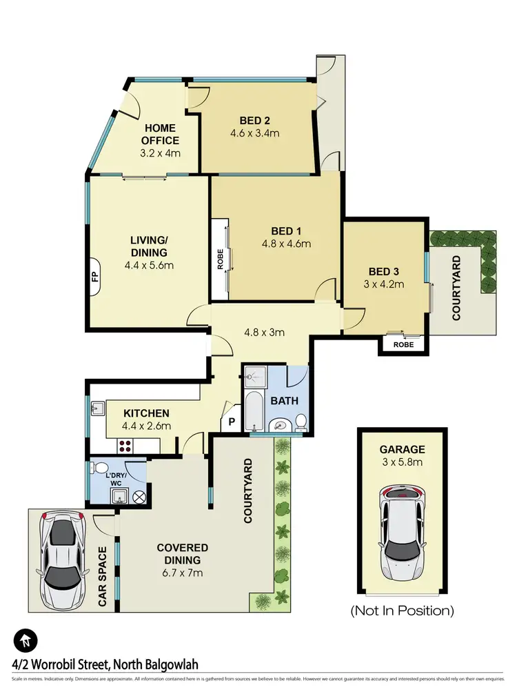 Floorplan of Homely apartment listing, 4/2 Worrobil Street, North Balgowlah NSW 2093