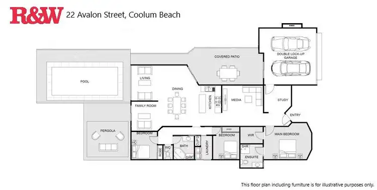 Floorplan of Homely house listing, 22 Avalon Street, Coolum Beach QLD 4573