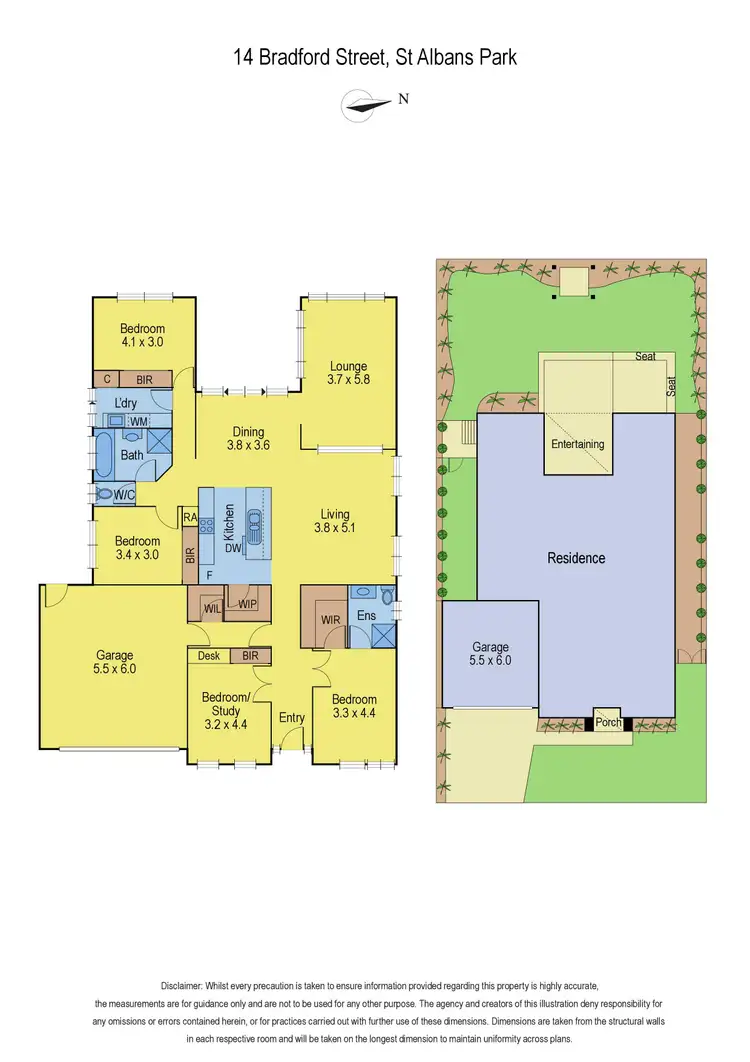 Floorplan of Homely house listing, 14 Bradford Street, St Albans Park VIC 3219