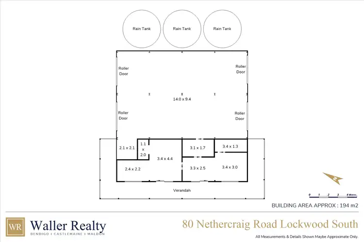Floorplan of Homely land listing, 80 Nethercraig Road, Lockwood South VIC 3551
