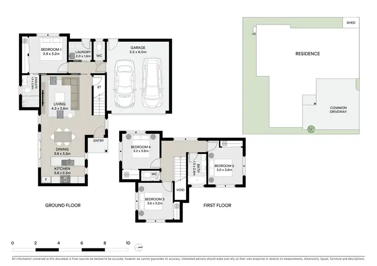 Floorplan of Homely townhouse listing, 3/5 Laura Avenue, Belmont VIC 3216