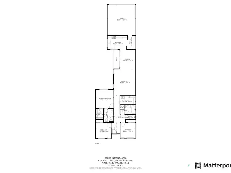 Floorplan of Homely house listing, 9 Fairweather Parade, Officer VIC 3809