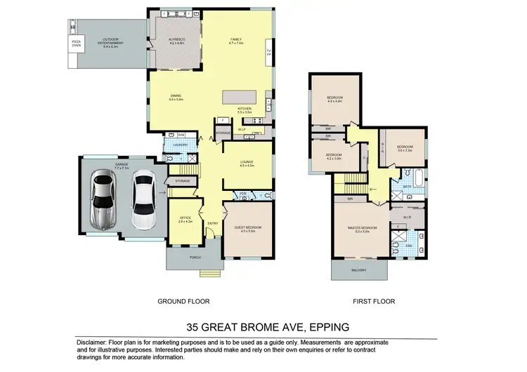 Floorplan of Homely house listing, 35 Great Brome Avenue, Epping VIC 3076