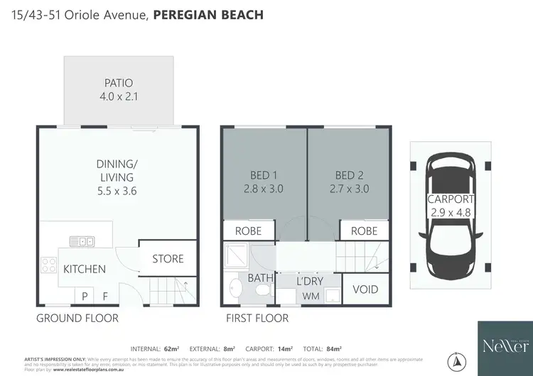Floorplan of Homely house listing, 15/43-51 Oriole Avenue, Peregian Beach QLD 4573