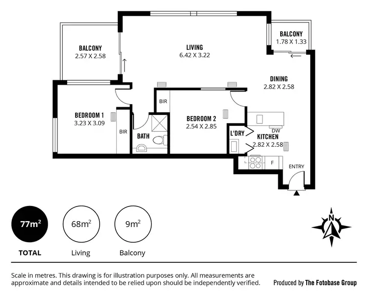 Floorplan of Homely apartment listing, 916/96 North Terrace, Adelaide SA 5000