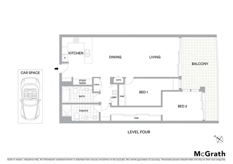 Floorplan of Homely unit listing, 4403/25 E Quay Drive, Biggera Waters QLD 4216