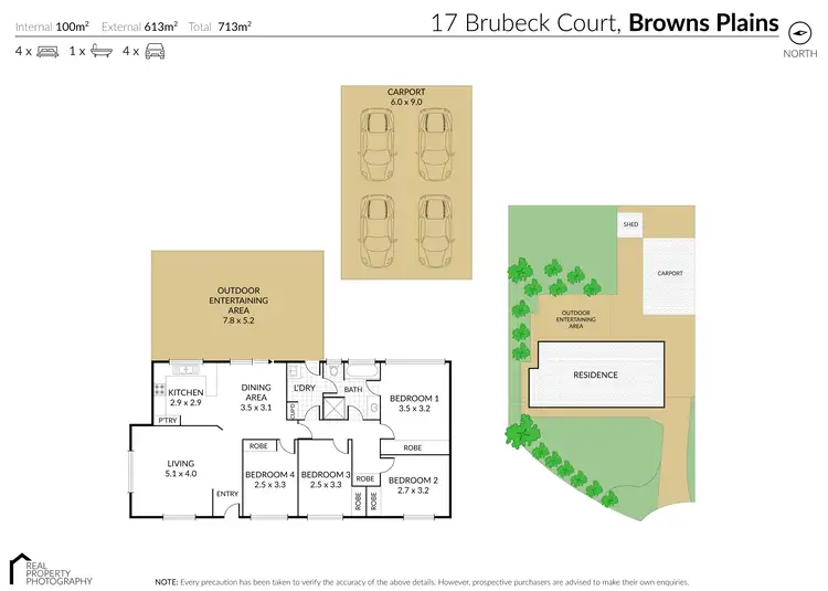Floorplan of Homely house listing, 17 Brubeck Court, Browns Plains QLD 4118