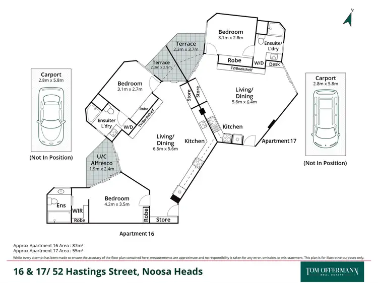 Floorplan of Homely unit listing, 17/52 Hastings Street, Noosa Heads QLD 4567