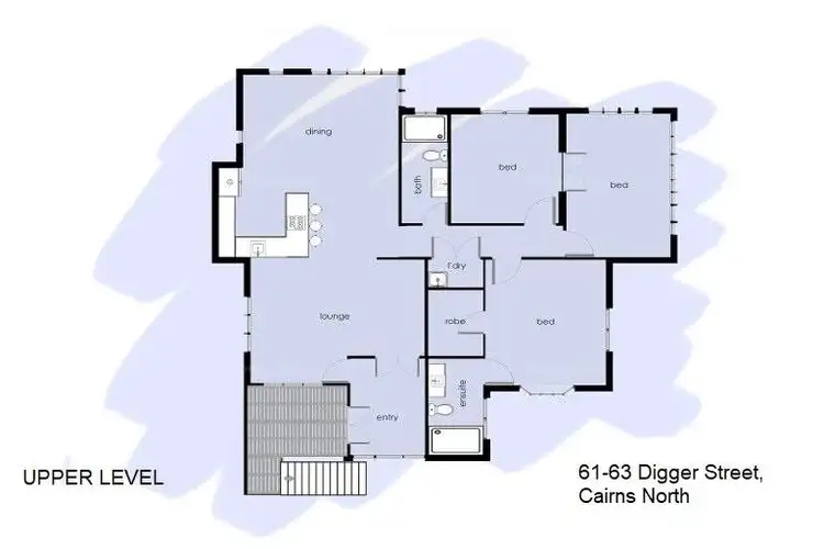 Floorplan of Homely house listing, 61 Digger Street, Cairns North QLD 4870