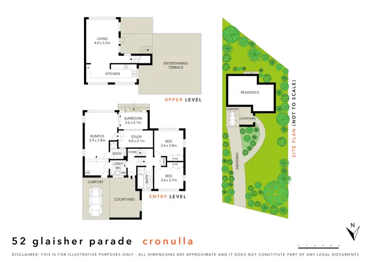 Floorplan of Homely house listing, 52 Glaisher Parade, Cronulla NSW 2230