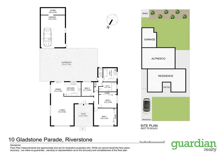 Floorplan of Homely house listing, 10 Gladstone Parade, Riverstone NSW 2765