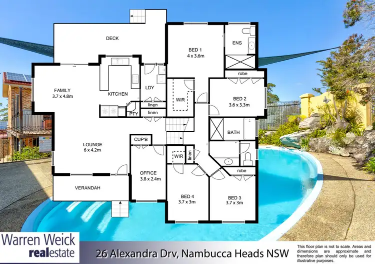 Floorplan of Homely house listing, 26 Alexandra Drive, Nambucca Heads NSW 2448