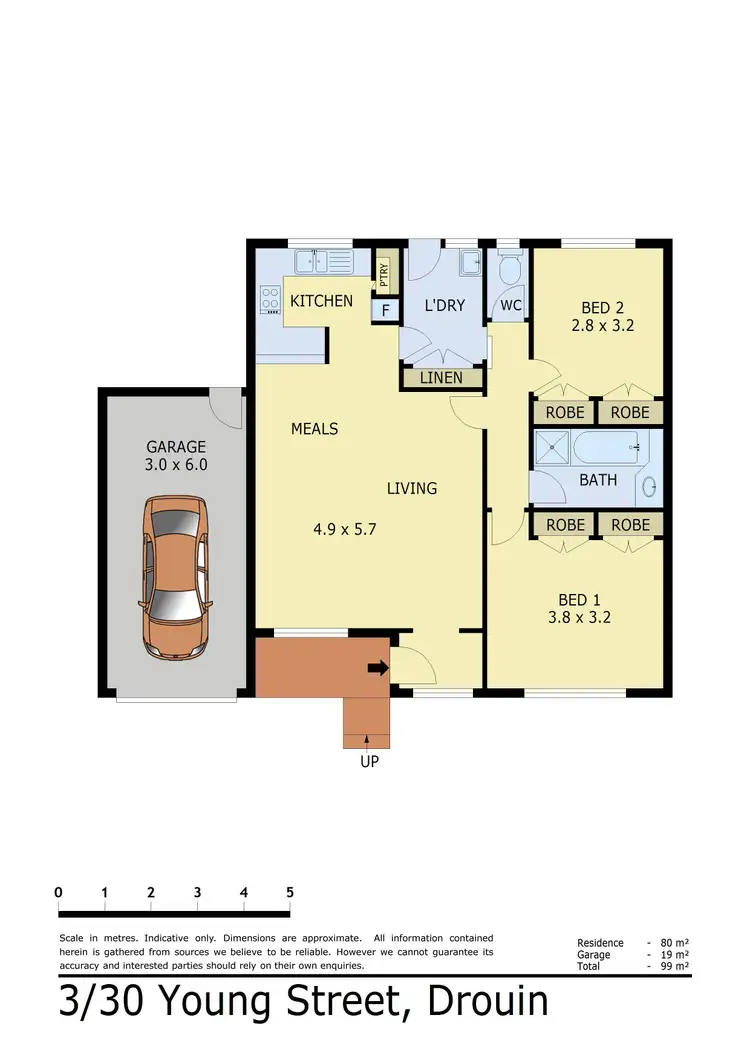 Floorplan of Homely unit listing, 3/30 Young Street, Drouin VIC 3818