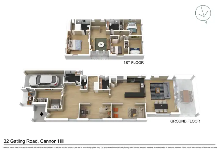 Floorplan of Homely house listing, 32 Gatling Road, Cannon Hill QLD 4170
