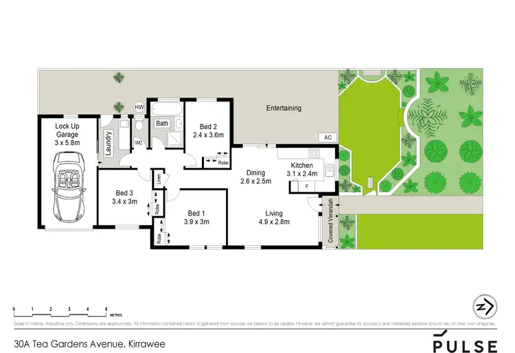 Floorplan of Homely villa listing, 30a Tea Gardens Avenue, Kirrawee NSW 2232