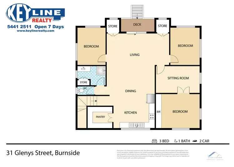Floorplan of Homely house listing, 31 Glenys Street, Burnside QLD 4560