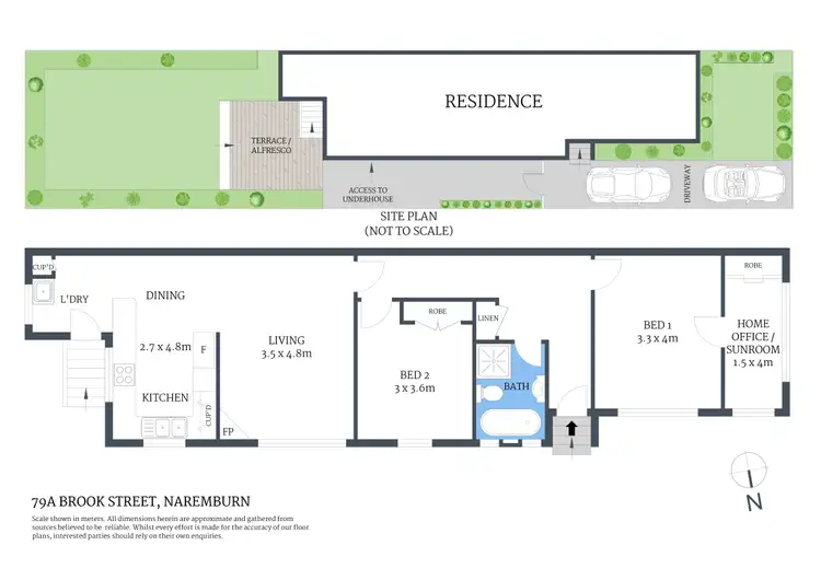 Floorplan of Homely house listing, 79A Brook Street, Naremburn NSW 2065