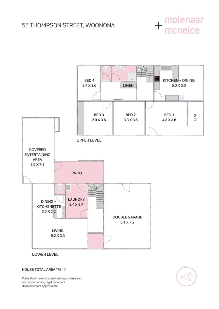 Floorplan of Homely house listing, 55 Thompson Street, Woonona NSW 2517
