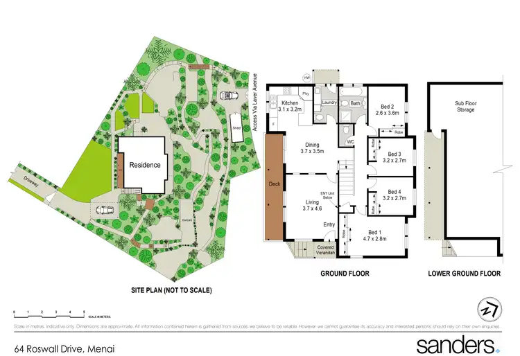 Floorplan of Homely house listing, 64 Rosewall Drive, Menai NSW 2234
