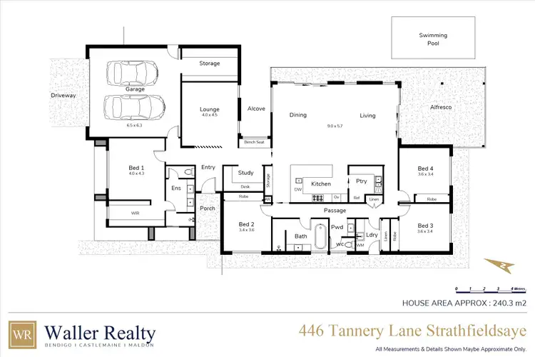 Floorplan of Homely house listing, 446 Tannery Lane, Strathfieldsaye VIC 3551