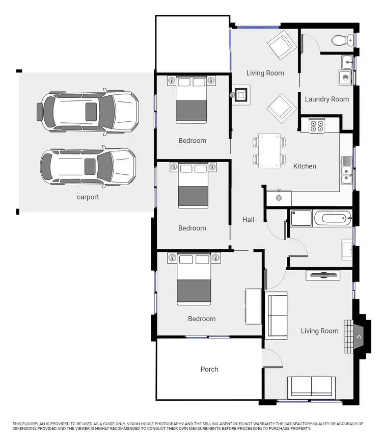 Floorplan of Homely house listing, 241 Cocklin Avenue, Red Cliffs VIC 3496