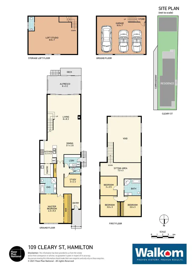 Floorplan of Homely house listing, 109 Cleary Street, Hamilton NSW 2303