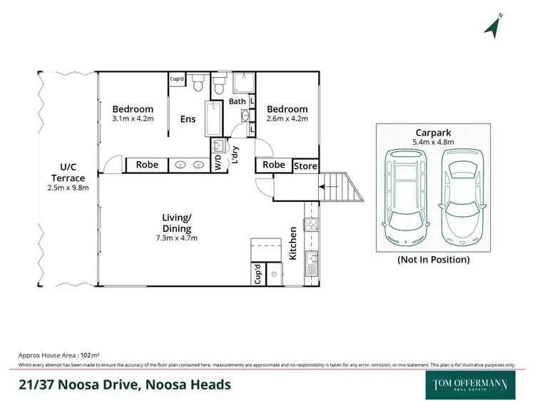 Floorplan of Homely unit listing, 21/37-39 Noosa Drive, Noosa Heads QLD 4567