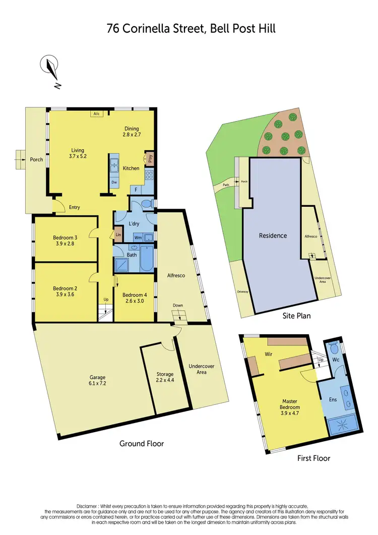 Floorplan of Homely house listing, 76 Corinella Street, Bell Post Hill VIC 3215