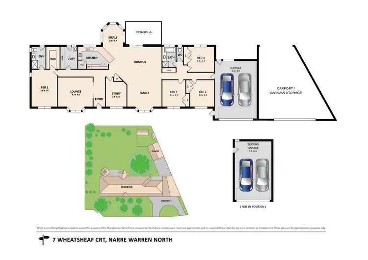 Floorplan of Homely house listing, 7 Wheatsheaf Court, Narre Warren North VIC 3804