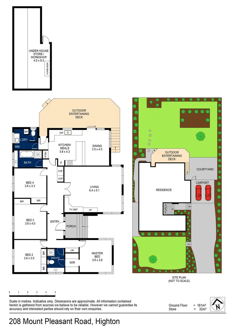 Floorplan of Homely house listing, 208 Mt Pleasant Road, Highton VIC 3216