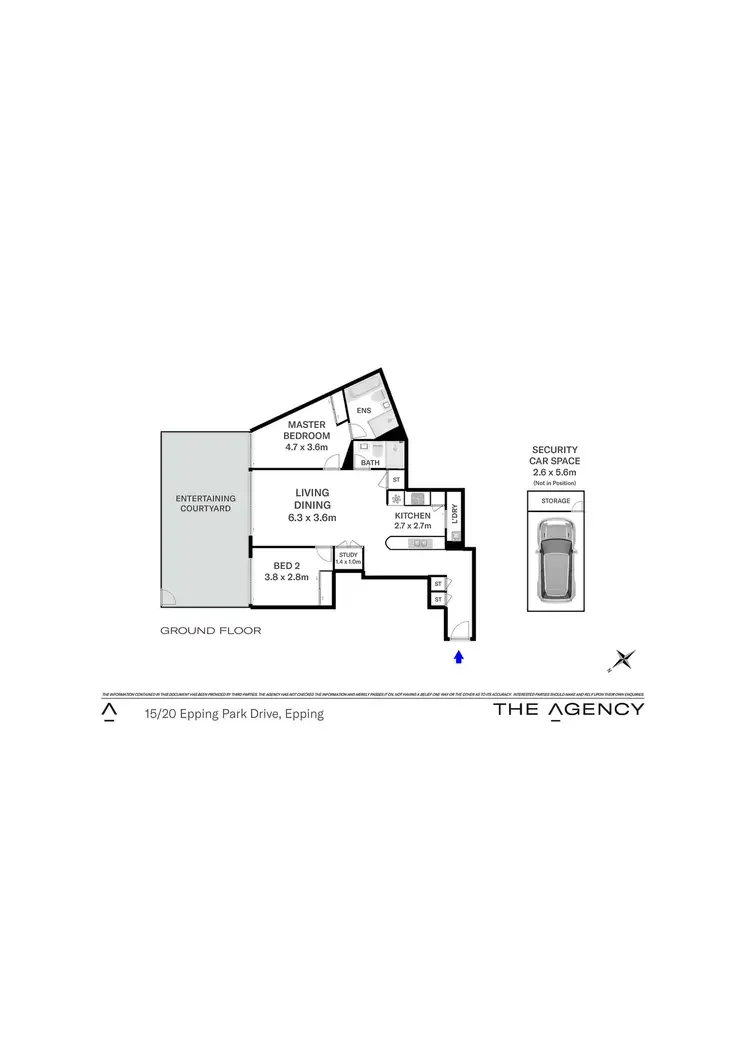 Floorplan of Homely apartment listing, 15/20 Epping Park Drive, Epping NSW 2121